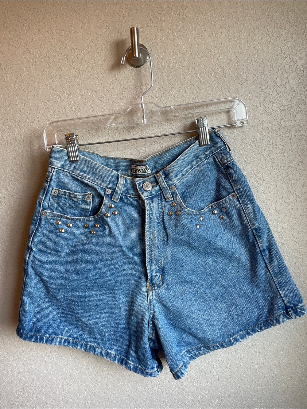 Vintage Skoozi High-Waisted Denim Shorts